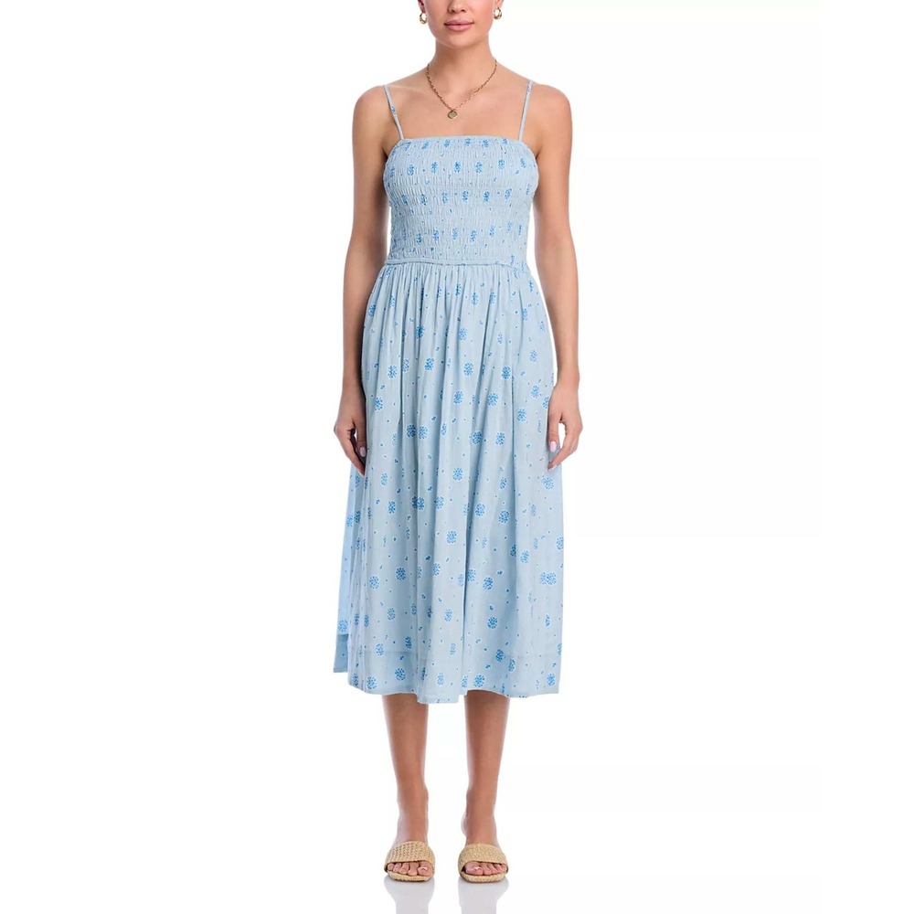 Ciao Lucia Mael Dandelion Midi Dress – Summer, Resort, Coastal Chic Size Large